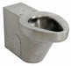 Prison Toilet SS Back Spud Floor Mount