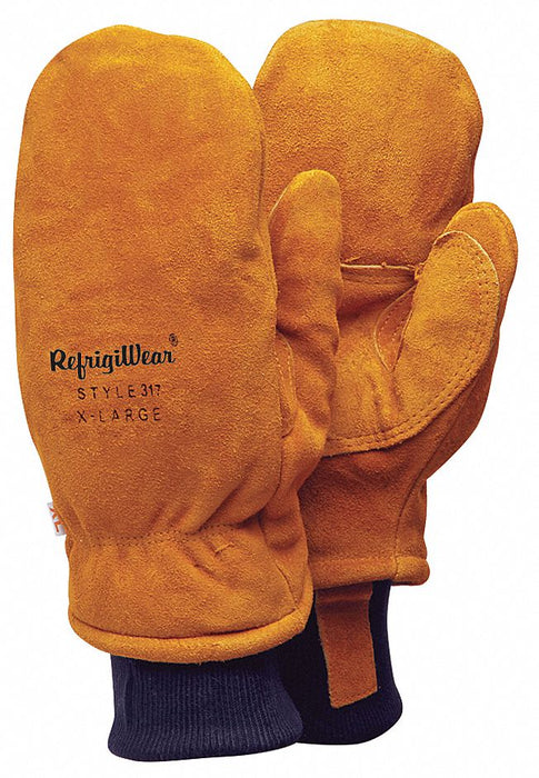 Leather Gloves Gold L PR