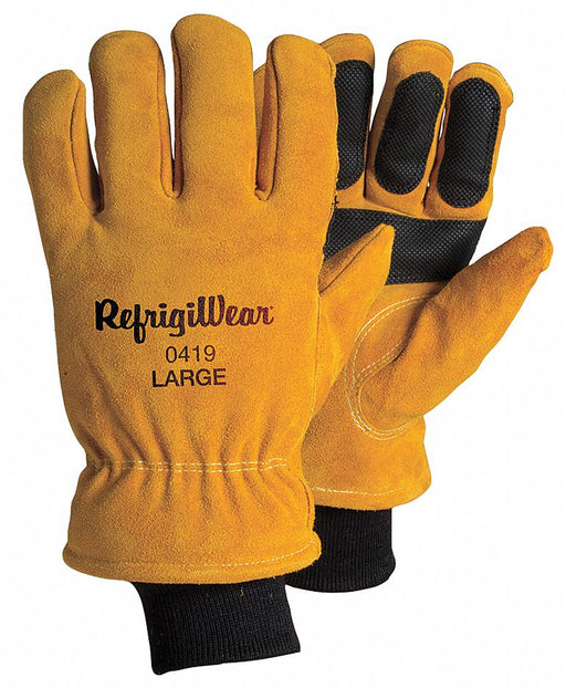 Leather Gloves Gold XL PR