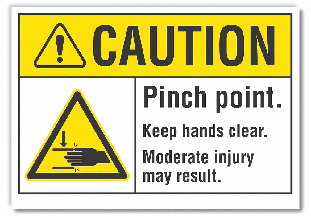 Caution Sign 10inx14in Non-PVC Polymer