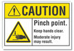 Caution Sign 10inx14in Non-PVC Polymer