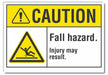 Caution Sign 7in x 10in Non-PVC Polymer