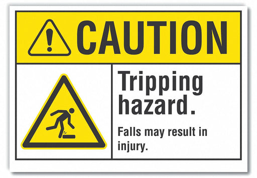 Caution Sign 10inx14in Non-PVC Polymer