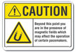Caution Sign 7 in x 10 in Aluminum