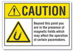 Caution Sign 7inx10in Non-PVC Polymer