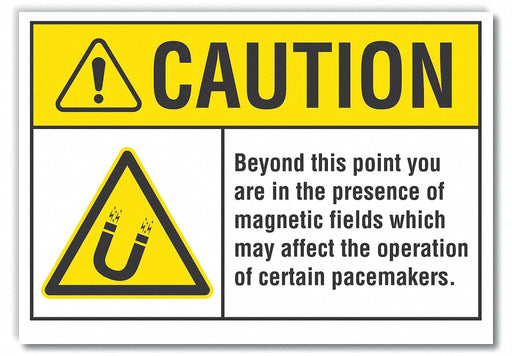 Caution Sign 10inx14in Non-PVC Polymer