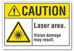 Caution Sign 10inx14in Non-PVC Polymer