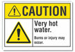 Caution Sign 10inx14in Non-PVC Polymer
