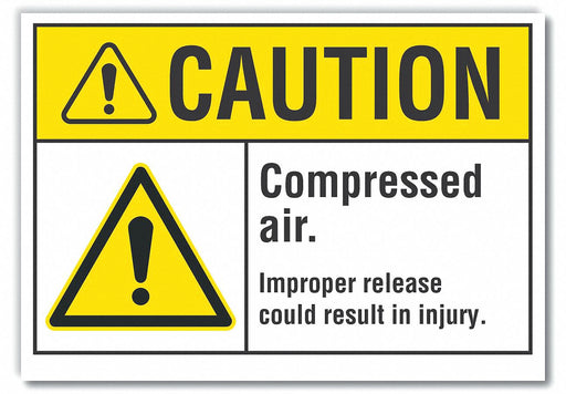 Caution Sign 10inx14in Non-PVC Polymer