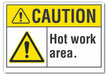 Caution Sign 10inx14in Non-PVC Polymer