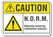 Caution Sign 7 in x 10 in Plastic