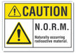 Caution Sign 10in x 14in Non-PVC Polymer