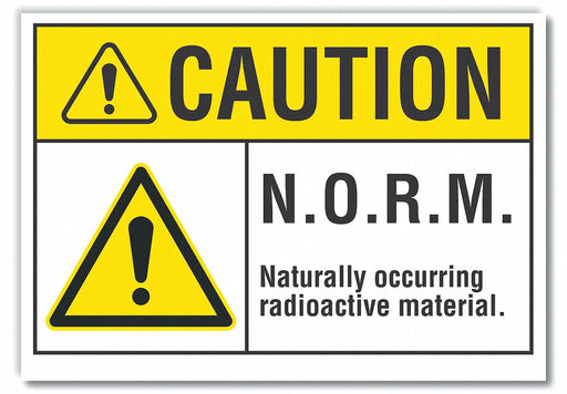 Caution Sign 10in x 14in Non-PVC Polymer