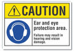 Caution Sign 7inx10in Non-PVC Polymer