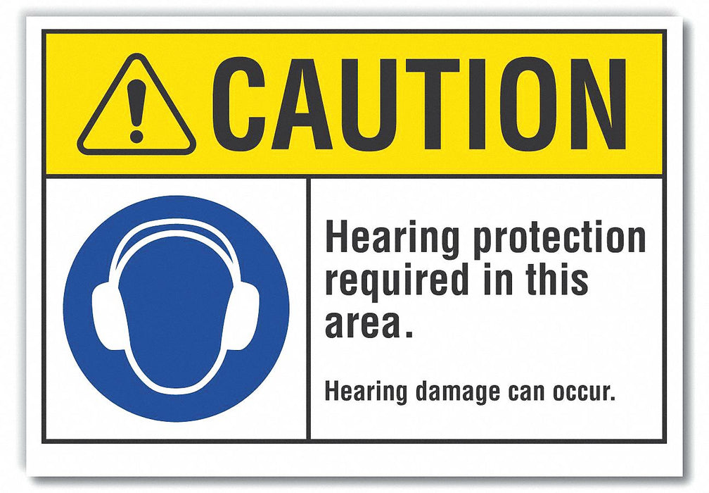 Caution Sign 10inx14in Non-PVC Polymer