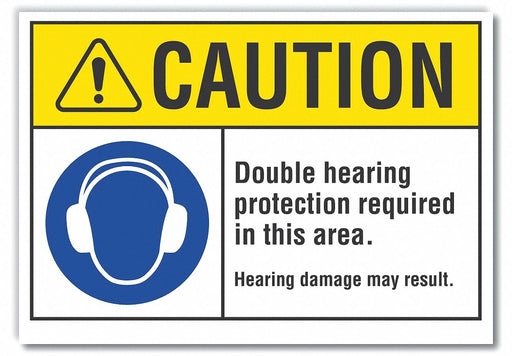 Caution Sign 10inx14in Non-PVC Polymer