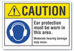 Caution Sign 10in x 14in Non-PVC Polymer