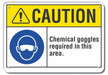 Caution Sign 10 inx14 in Plastic