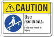 Caution Sign 10 inx14 in Plastic