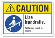 Caution Sign 7inx10in Non-PVC Polymer