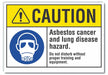 Caution Sign 7inx10in Non-PVC Polymer