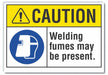 Caution Sign 7inx10in Non-PVC Polymer