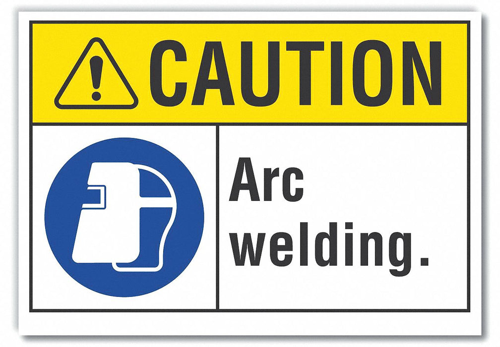 Caution Sign 10inx14in Non-PVC Polymer