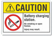 Caution Sign 10inx14in Non-PVC Polymer