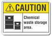 Caution Sign 7 inx10 in Plastic