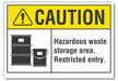 Caution Sign 10inx14in Non-PVC Polymer