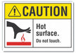 Caution Sign 10inx14in Non-PVC Polymer