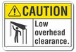 Caution Sign 7 inx10 in Plastic