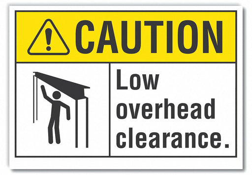 Caution Sign 10in x 14in Non-PVC Polymer