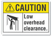 Caution Sign 7inx10in Non-PVC Polymer