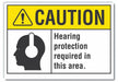 Caution Sign 7inx10in Non-PVC Polymer