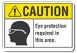 Caution Sign 10 inx14 in Plastic