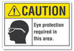 Caution Sign 7inx10in Non-PVC Polymer
