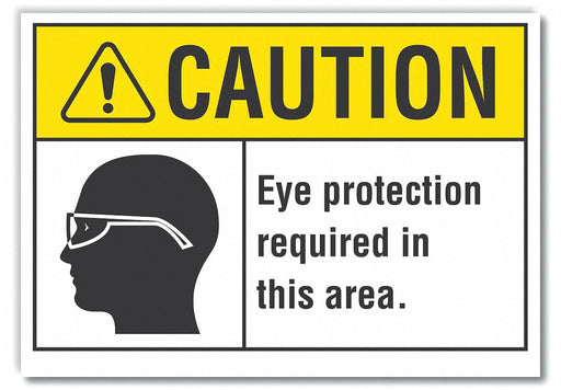 Caution Sign 10inx14in Non-PVC Polymer