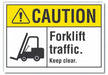 Caution Sign 10inx14in Non-PVC Polymer