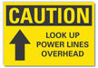 Caution Sign 7inx10in Non-PVC Polymer