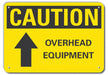 Caution Sign 10 inx14 in Plastic