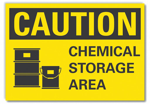 Caution Sign 10inx14in Non-PVC Polymer