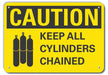 Caution Sign 7 inx10 in Plastic