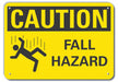 Caution Sign 10 inx14 in Plastic