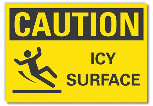 Eco-Decal Icy Conditions 7 in x 10 in