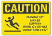 Caution Sign 10inx14in Non-PVC Polymer