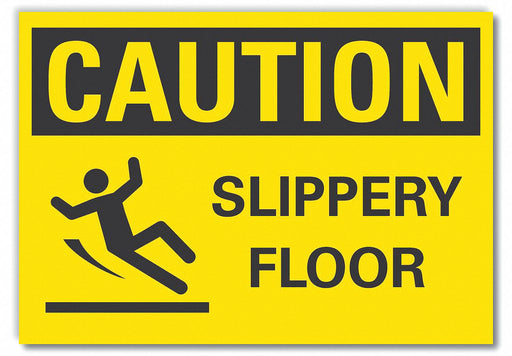 Caution Sign 10inx14in Non-PVC Polymer