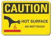 Caution Sign 10 inx14 in Plastic