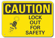 Caution Sign 7 inx10 in Plastic
