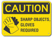 Caution Sign 7 inx10 in Plastic